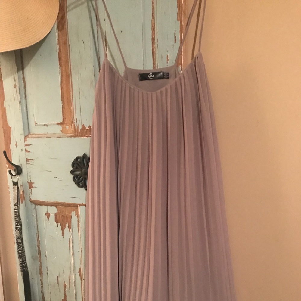 Misguided size 12US flowing gray dress